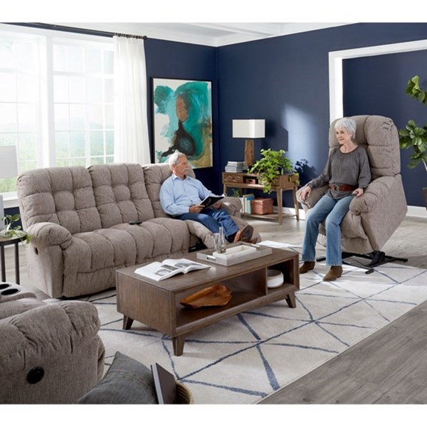 Best Home Furnishings Brosmer 9MP851 Brosmer Power Swivel Glider Reclining Chair Baer's